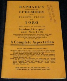 RAPHAELS EPHEMERIS 1980